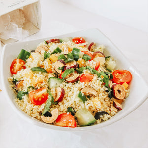 Recipe: Couscous and Red Dates Salad- Vegan- By Lydia Jeffery