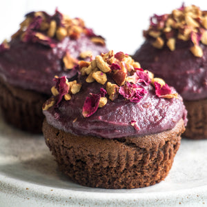 Vegan Chocolate Fudge Cupcakes – GF, DF, Vegan