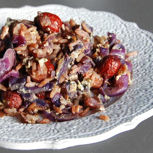 Comforting Red Cabbage and Jujubes Stir Fry