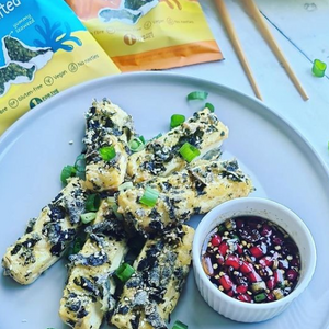Recipe: Baked Crispy Seaweed Tofu Fingers with a Chilli Dip