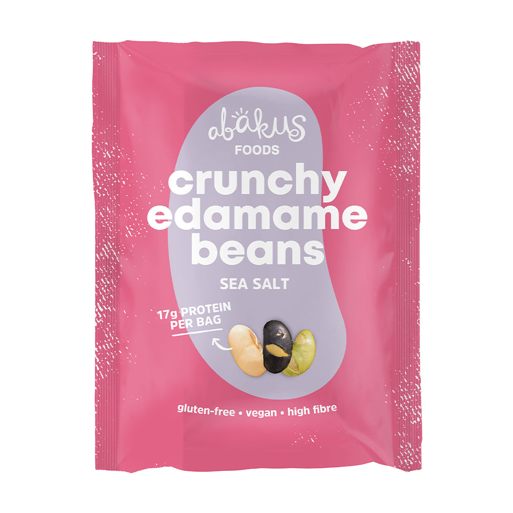 12 x Bags Crunchy Edamame Beans, Sea Salt, 45g